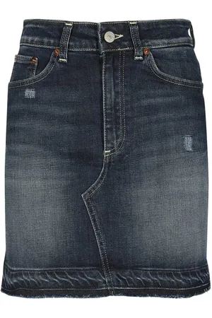 Dondup Dames, Rokken, Blauw, Maat: W28 Denim