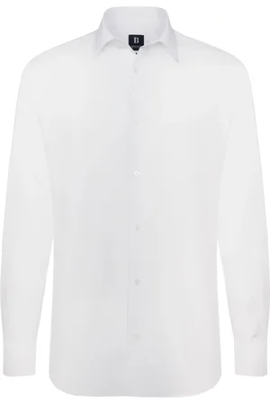 Boggi Milano Heren, Overhemden, Wit, Maat: XL Nylon