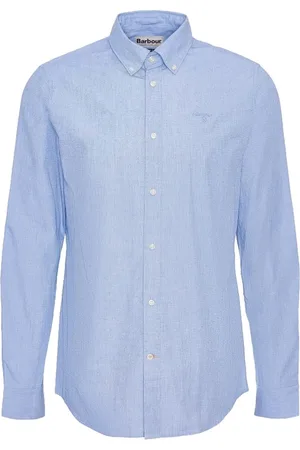 Barbour Heren, Overhemden, Blauw, Maat: XL Katoen