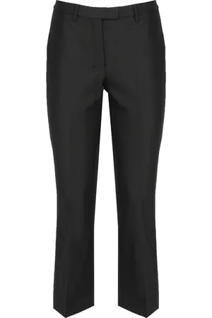 Max Mara Dames, Broeken, Zwart, Maat: M