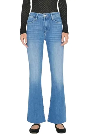 Frame Dames, Jeans, Blauw, Maat: W28 Katoen