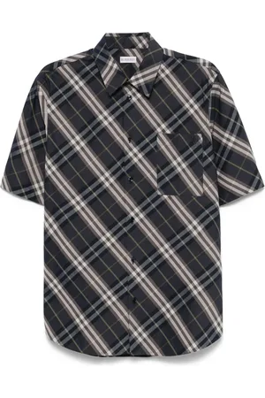 Burberry Heren, Overhemden, Blauw, Maat: L Katoen
