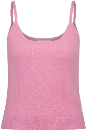 Fabienne Chapot Dames, Tops, Roze, Maat: 2XL Nylon
