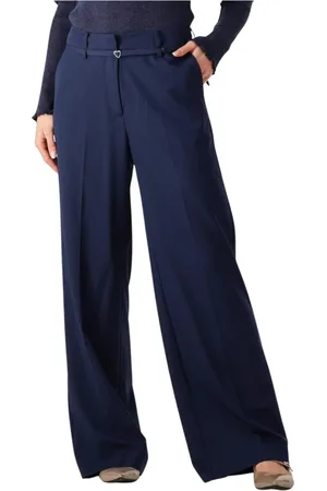 Fabienne Chapot Dames, Broeken, Blauw, Maat: L