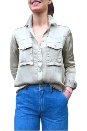 Masons Dames, Blouses & Shirts, , Maat: XS Satijn