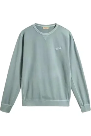 Woolrich Heren, Sweatshirts & Hoodies, Blauw, Maat: M Katoen