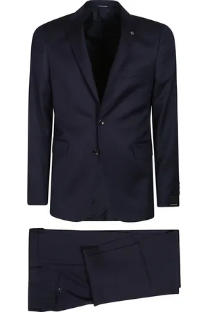 TAGLIATORE Heren, Pakken, Blauw, Maat: L Wol