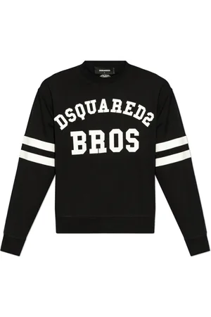 Dsquared2 Heren, Sweatshirts & Hoodies, Zwart, Maat: 2XL Katoen
