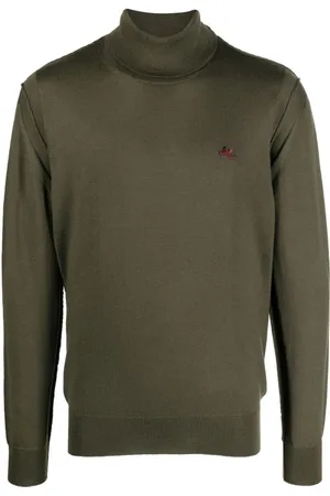 Etro Heren, Truien, Groen, Maat: M Wol