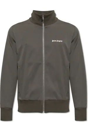 Palm Angels Heren, Sweatshirts & Hoodies, Groen, Maat: S Poliester
