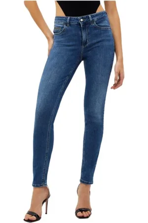 Liu Jo Dames, Jeans, Blauw, Maat: W31 Katoen