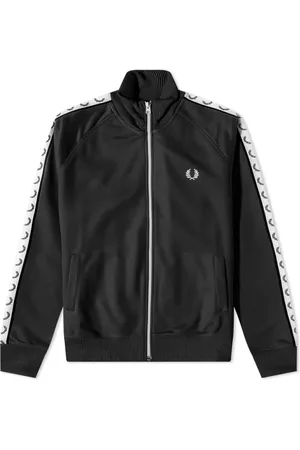 Fred Perry Heren, Sweatshirts & Hoodies, Zwart, Maat: L Katoen