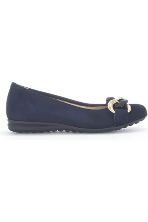 Gabor Dames, Schoenen, Blauw, Maat: 35 1/2 EU Suède