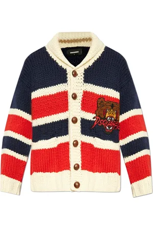 Dsquared2 Heren, Truien, Blauw, Maat: S Wol