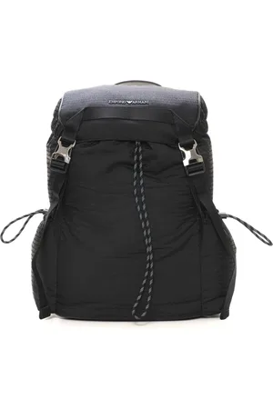 Emporio Armani Heren, Tassen, Zwart, Maat: ONE Size Polyamide