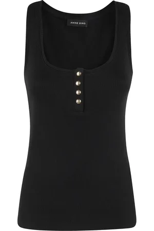 ANINE BING Dames, Tops, Zwart, Maat: XS Jersey