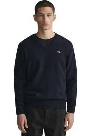 GANT Heren, Sweatshirts & Hoodies, Blauw, Maat: S Wol