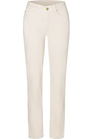 Mac Dames, Jeans, Wit, Maat: XS L30 Denim
