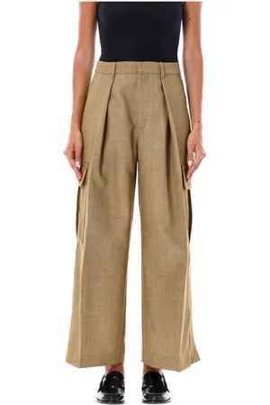 Burberry Dames, Broeken, , Maat: XS Wol