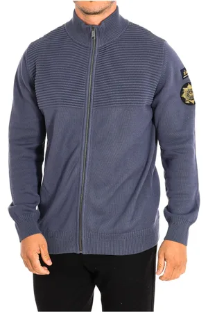 La Martina Heren, Sweatshirts & Hoodies, Grijs, Maat: 2XL Katoen