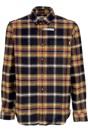 Timberland Heren, Overhemden, Zwart, Maat: XL Flanel