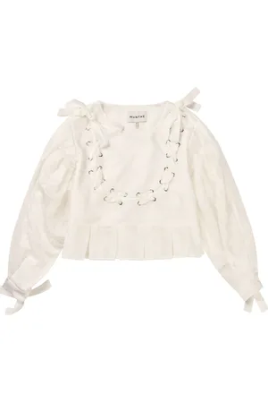Munthe Dames, Blouses & Shirts, Wit, Maat: L