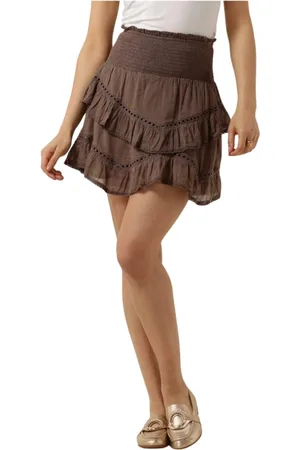 Neo Noir Dames, Rokken, Bruin, Maat: S Voile