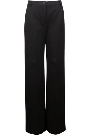 Max Mara Dames, Broeken, Zwart, Maat: XL
