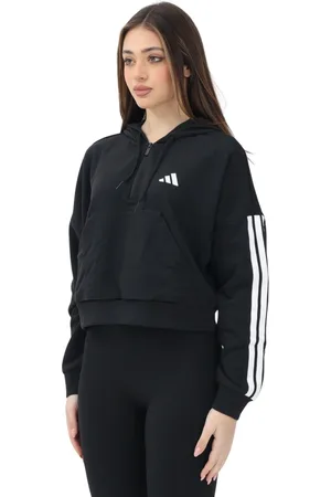 adidas Dames, Sweatshirts & Hoodies, Zwart, Maat: S Katoen