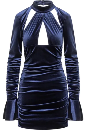 ACTUALEE Dames, Jurken, Blauw, Maat: S