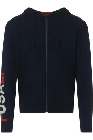 Fusalp Heren, Sweatshirts & Hoodies, Blauw, Maat: 2XL Wol