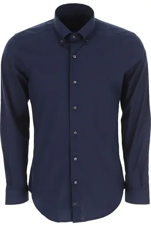 FAY Heren, Overhemden, Blauw, Maat: 3XL Katoen