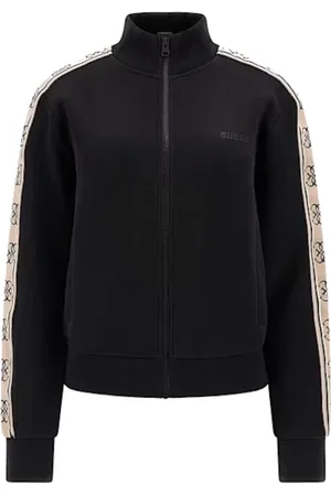 Guess Dames, Sweatshirts & Hoodies, Zwart, Maat: M Katoen