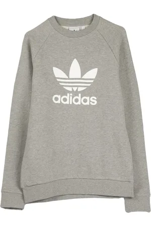 adidas Heren, Sweatshirts & Hoodies, Grijs, Maat: XL Katoen