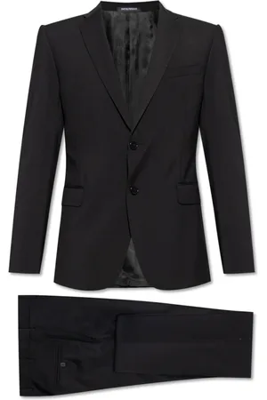 Emporio Armani Heren, Pakken, Zwart, Maat: XL Wol