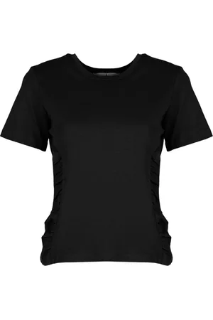 Silvian Heach Dames, Tops, Zwart, Maat: 2XS Katoen