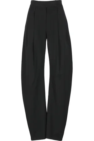 The Attico Dames, Broeken, Zwart, Maat: XS Wol