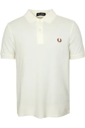 Fred Perry Heren, Tops, Wit, Maat: M Piqué