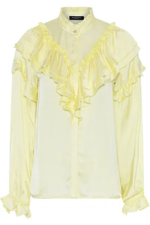 Bruuns Bazaar Dames, Blouses & Shirts, Geel, Maat: M