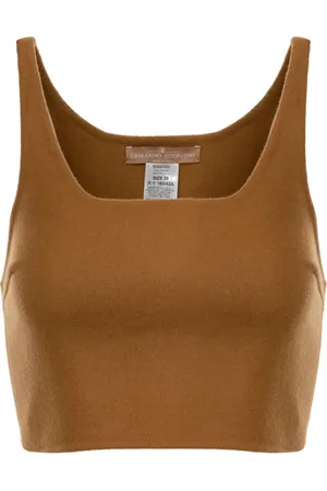 ERMANNO SCERVINO Dames, Tops, Bruin, Maat: S