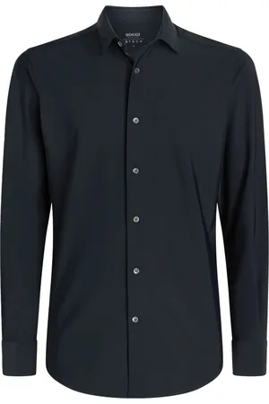 Boggi Milano Heren, Overhemden, Blauw, Maat: XS Nylon