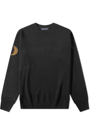Fred Perry Heren, Sweatshirts & Hoodies, Zwart, Maat: XL Wol