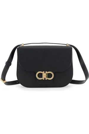 Salvatore Ferragamo Dames, Tassen, Zwart, Maat: ONE Size Leer