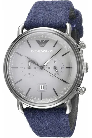 Emporio Armani Heren, Accessoires, Blauw, Maat: ONE Size
