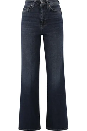 7 for all Mankind Dames, Jeans, Blauw, Maat: W32 Katoen