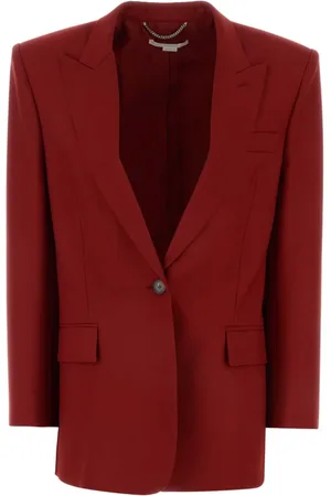 Stella McCartney Dames, Jassen, Rood, Maat: 3XS Wol