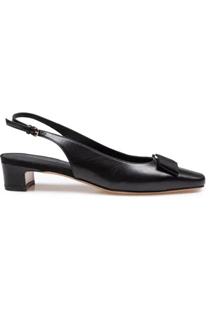 Salvatore Ferragamo Dames, Schoenen, Zwart, Maat: 37 EU Leer