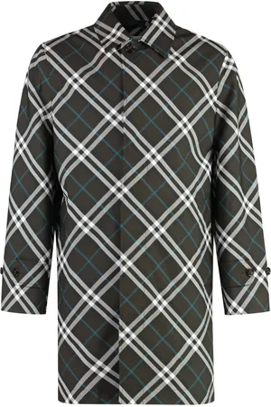 Burberry Heren, Mantels, Groen, Maat: L Gabardine