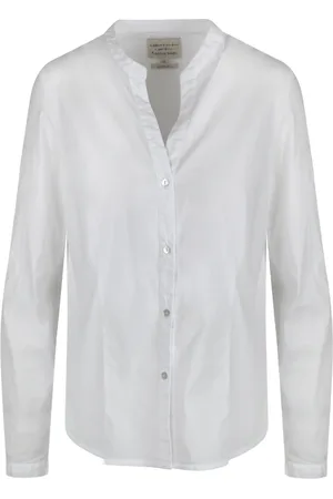 Alessia Santi Dames, Blouses & Shirts, Wit, Maat: L Katoen