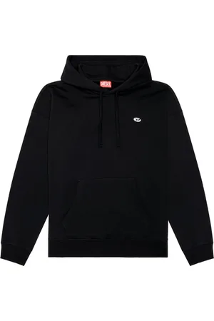 Diesel Heren, Sweatshirts & Hoodies, Zwart, Maat: XL Katoen